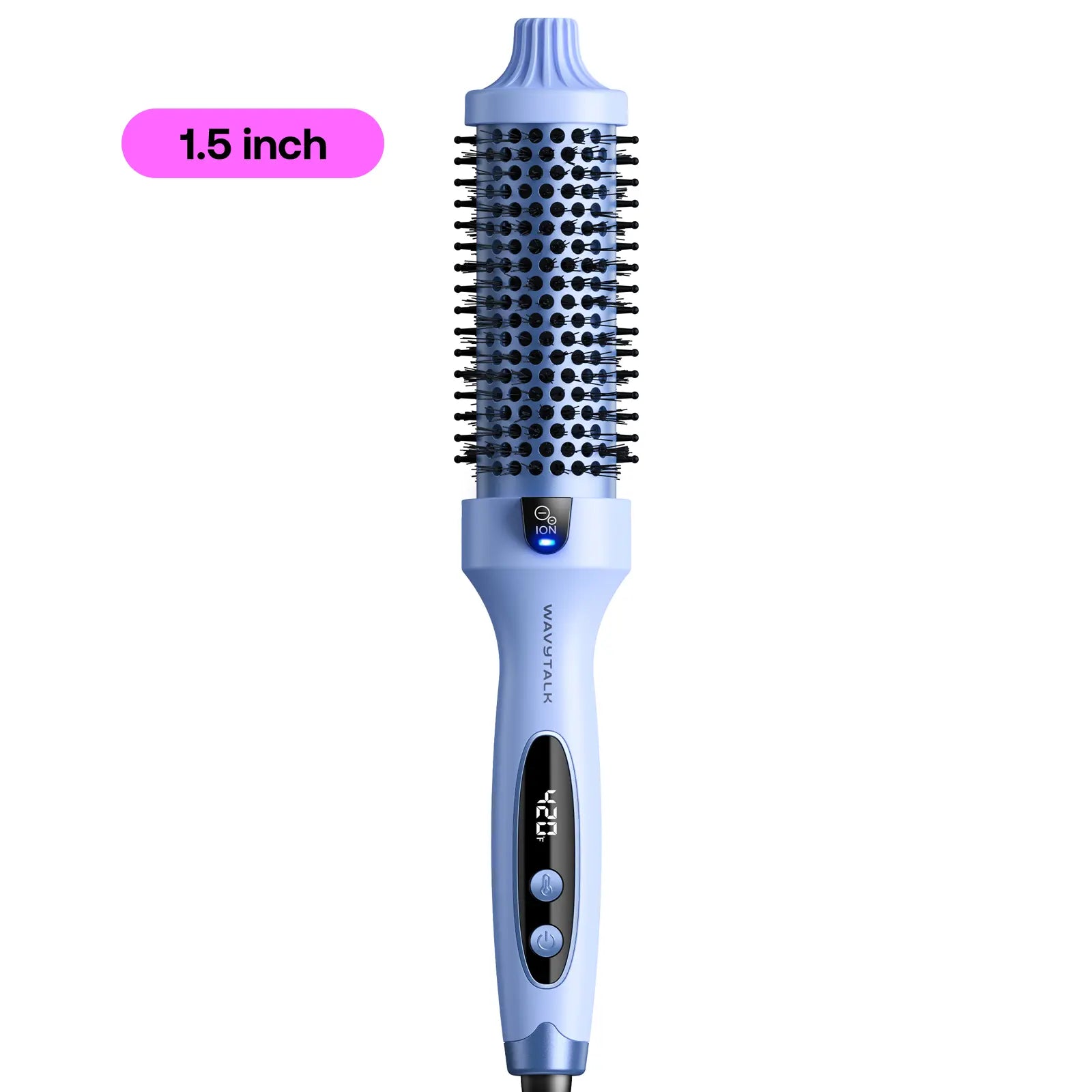Wavytalk Blowout Boost VIP Volume Festival Bundle, Thermal Brush 1.5 Inch for Blowout Look, Tourmaline Ceramic Negative Ion Technology, 5 Temperature Settings Dual Voltage